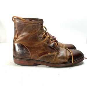 Frye brown leather hiking boots size 9